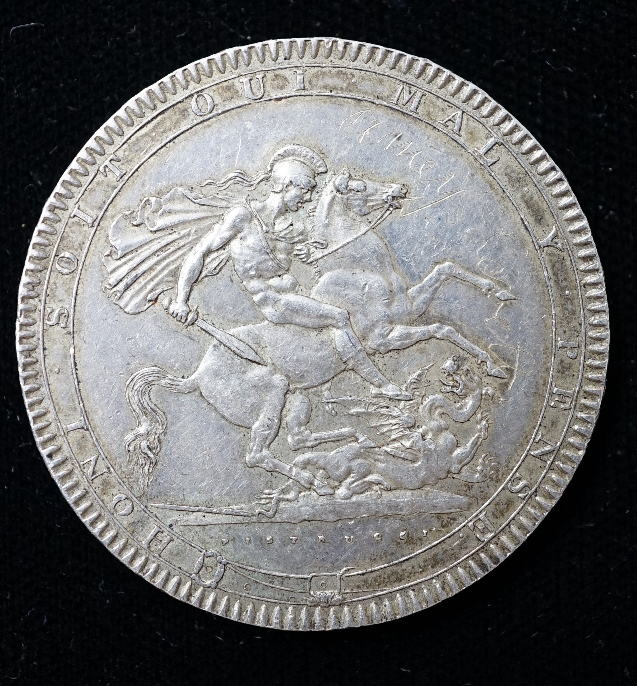 A George III crown 1818, EF